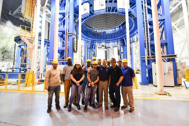 NASA Administrator Tours Michoud Assembly Facility, Highlighting Space Launch System Rocket Progress